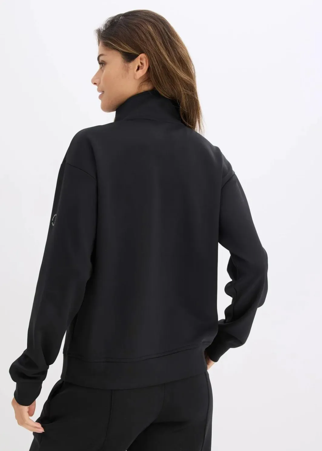 Outlet Sport-Jacke mit Stehkragen Damen Bekleidung·Sweat|Nachhaltigere Materialien