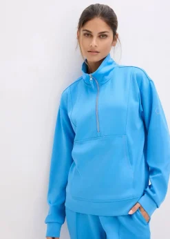 Damen bonprix Jacken & Mäntel|Sportbekleidung|Sport-Jacke mit Stehkragen
