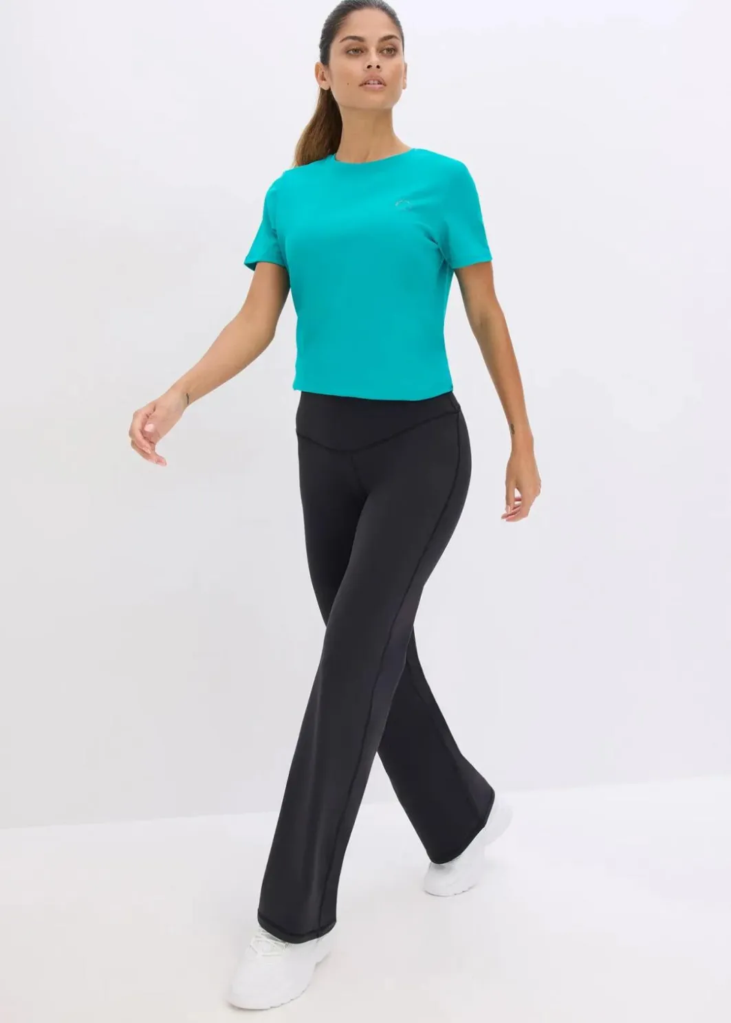 Discount Sport-Leggings aus stabilem Baumwollgriff und geradem Bein Damen Bekleidung·Sweat|Bekleidung·Kleider