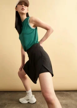 Damen bonprix Bekleidung·Sportbekleidung|Bekleidung·Sweat|Sport-Rock mit integrierter Radlerhose, schnelltrocknend