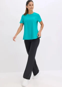 Damen bonprix Bekleidung·Sweat|Nachhaltigere Materialien|Sport-Shirt aus stabilem Baumwollgriff