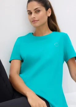 Damen bonprix Bekleidung·Sweat|Nachhaltigere Materialien|Sport-Shirt aus stabilem Baumwollgriff