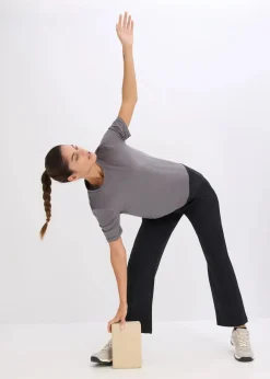 Sport-Shirt mit Strukturoptik Damen Shirts & Tops|Sportbekleidung