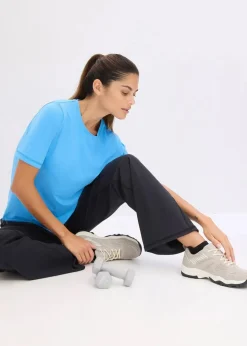 Damen bonprix Shirts & Tops|Sportbekleidung|Sport-Shirt mit Strukturoptik