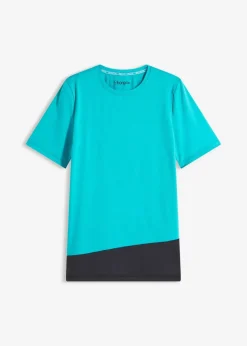 Damen bonprix Bekleidung·Sweat|Nachhaltigere Materialien|Sport-Shirt mit Strukturoptik