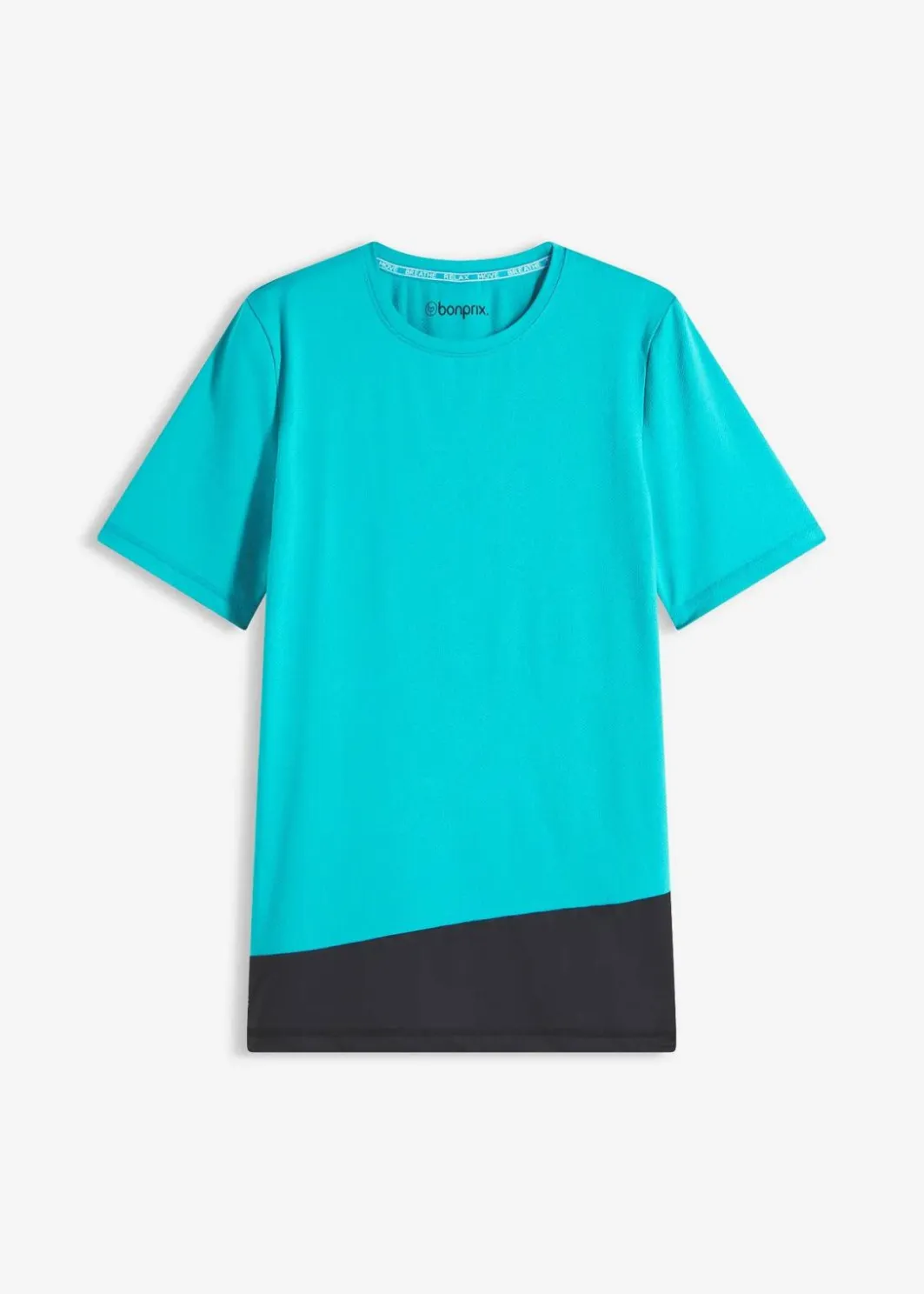 Damen bonprix Bekleidung·Sweat|Nachhaltigere Materialien|Sport-Shirt mit Strukturoptik