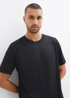 Discount Sport-Shirt mit Strukturoptik Herren Shirts & Polos|Sportbekleidung