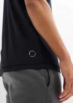 Discount Sport-Shirt mit Strukturoptik Herren Shirts & Polos|Sportbekleidung