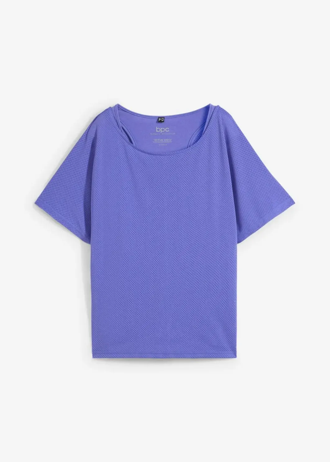 Damen bonprix Bekleidung·Sweat|Sportbekleidung|Sport-Top mit Mesh-Shirt (2-tlg. Set)