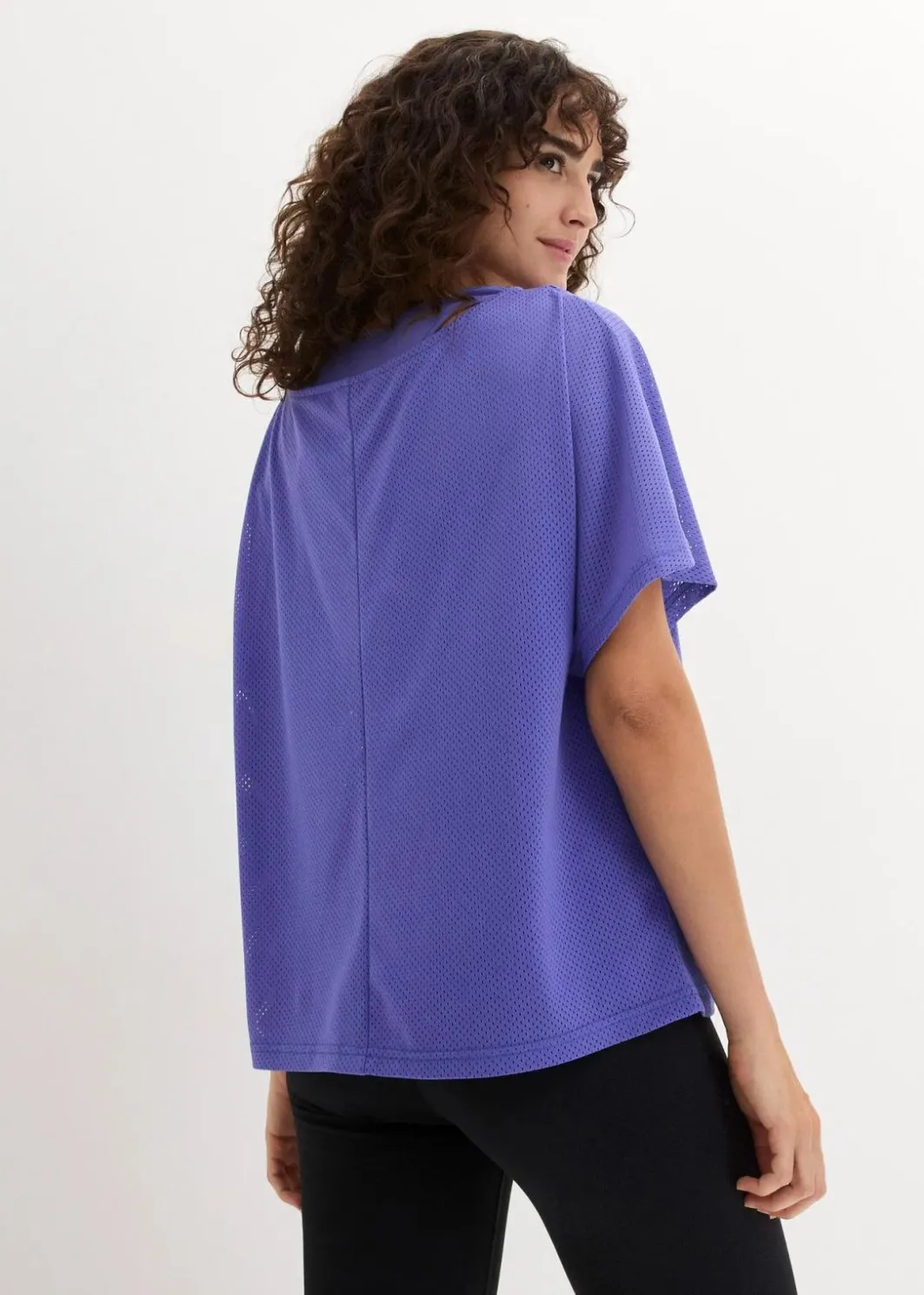 Damen bonprix Bekleidung·Sweat|Sportbekleidung|Sport-Top mit Mesh-Shirt (2-tlg. Set)