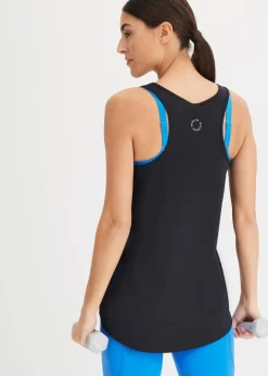 Damen bonprix Shirts & Tops|Sportbekleidung|Sport-Top mit Racerback, schnelltrocknend
