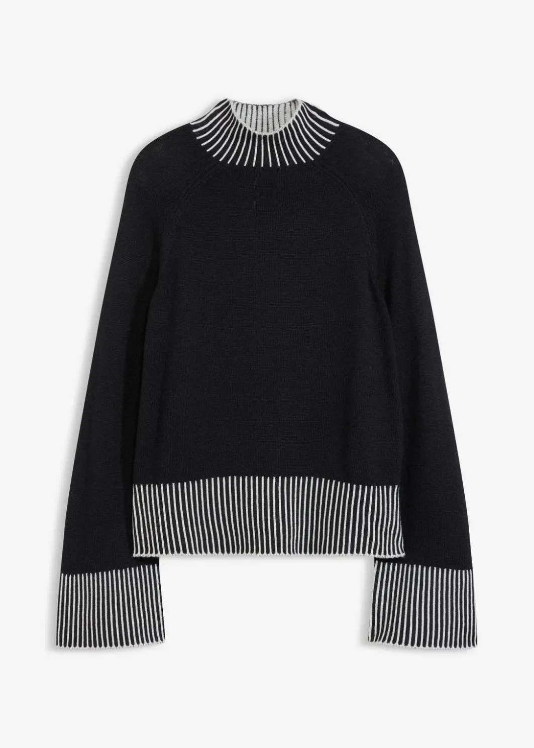 Outlet Stehkragenpullover mit Kaschmiranteil Damen Strickmode|Pullover & Strickjacken