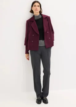 Outlet Stehkragenpullover mit Kaschmiranteil Damen Strickmode|Pullover & Strickjacken