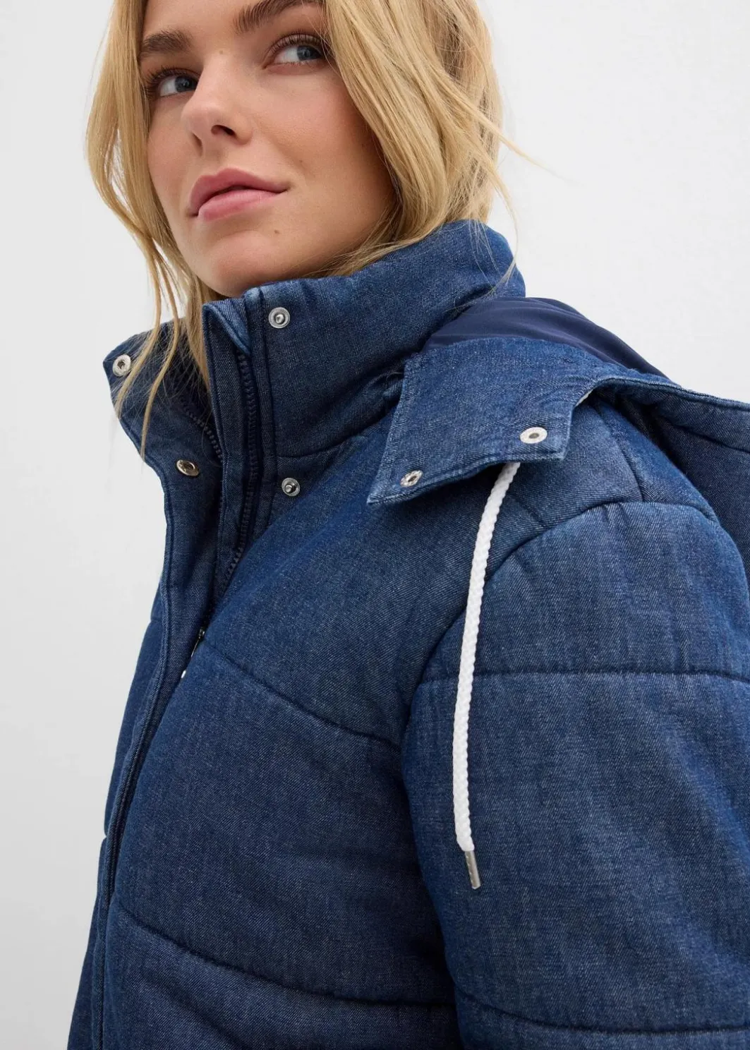 Damen bonprix Jacken & Mäntel|Bekleidung·Hosen|Steppjacke aus Denim