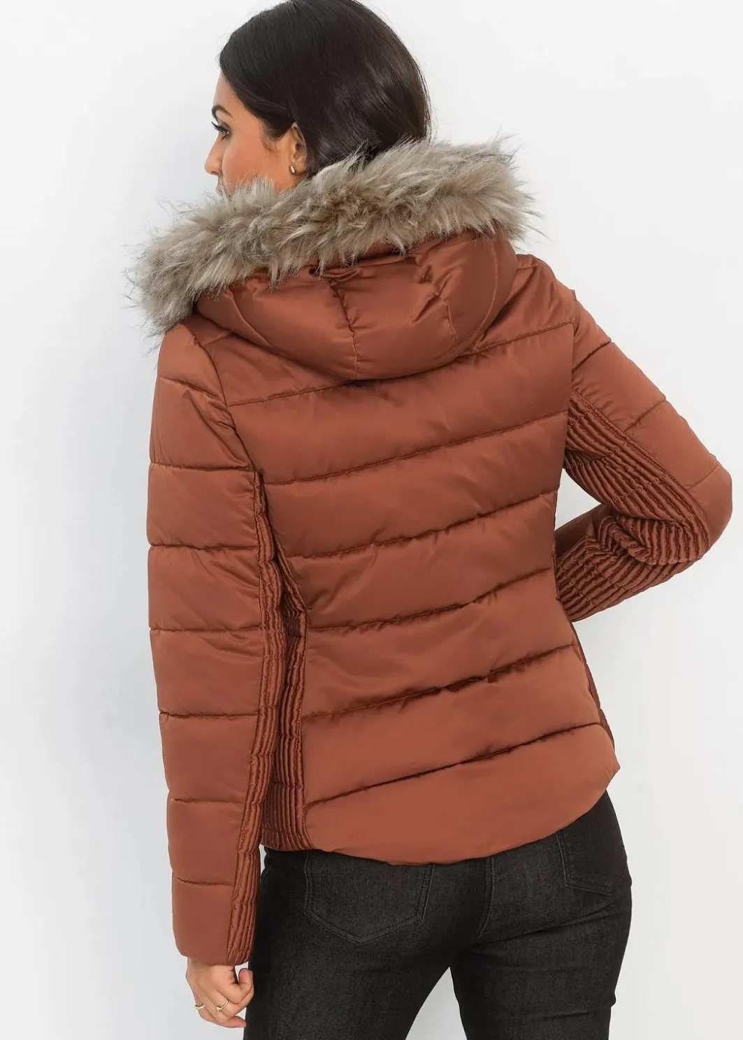 Damen bonprix Jacken & Mäntel|Nachhaltigere Materialien|Steppjacke aus recyceltem Polyester