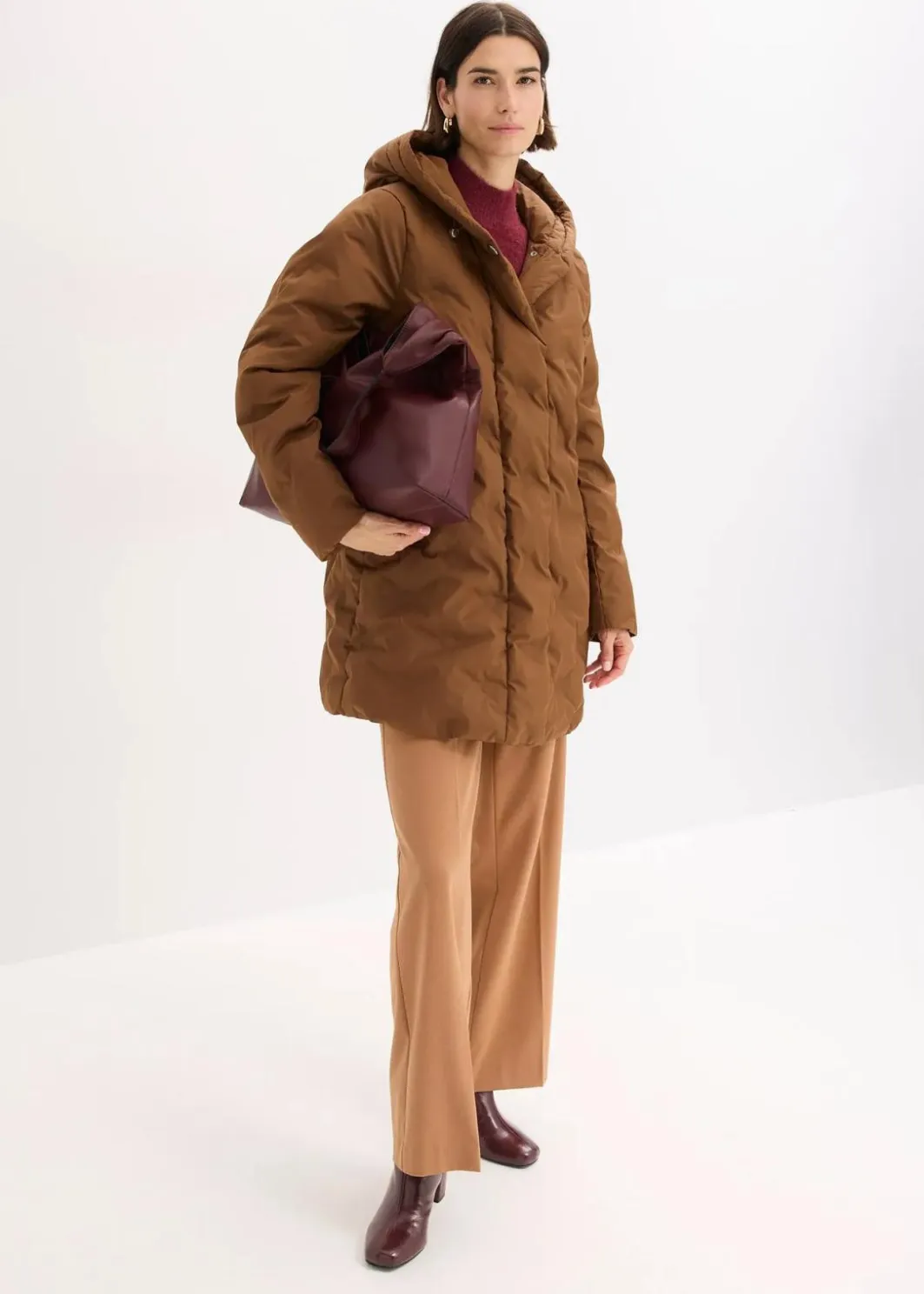 Sale Steppjacke in 2-in-1-Optik Damen Jacken & Mäntel|Bekleidung·Hosen