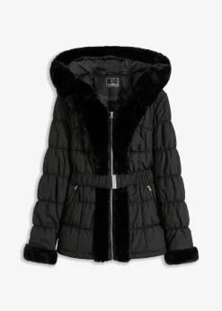 Steppjacke mit Fellimitat Damen Bekleidung·Hosen|Jacken & Mäntel
