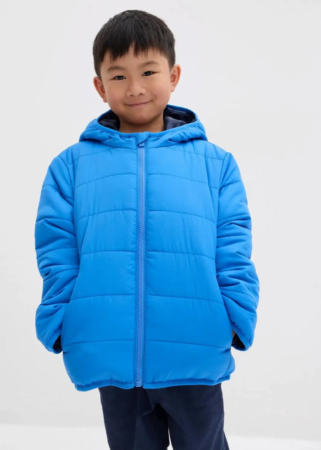 Discount Steppjacke mit Kapuze Kinder Jungen 2-8 Jahre·Nachhaltigere Materialien|Jungen 2-8 Jahre·Jacken & Outdoor