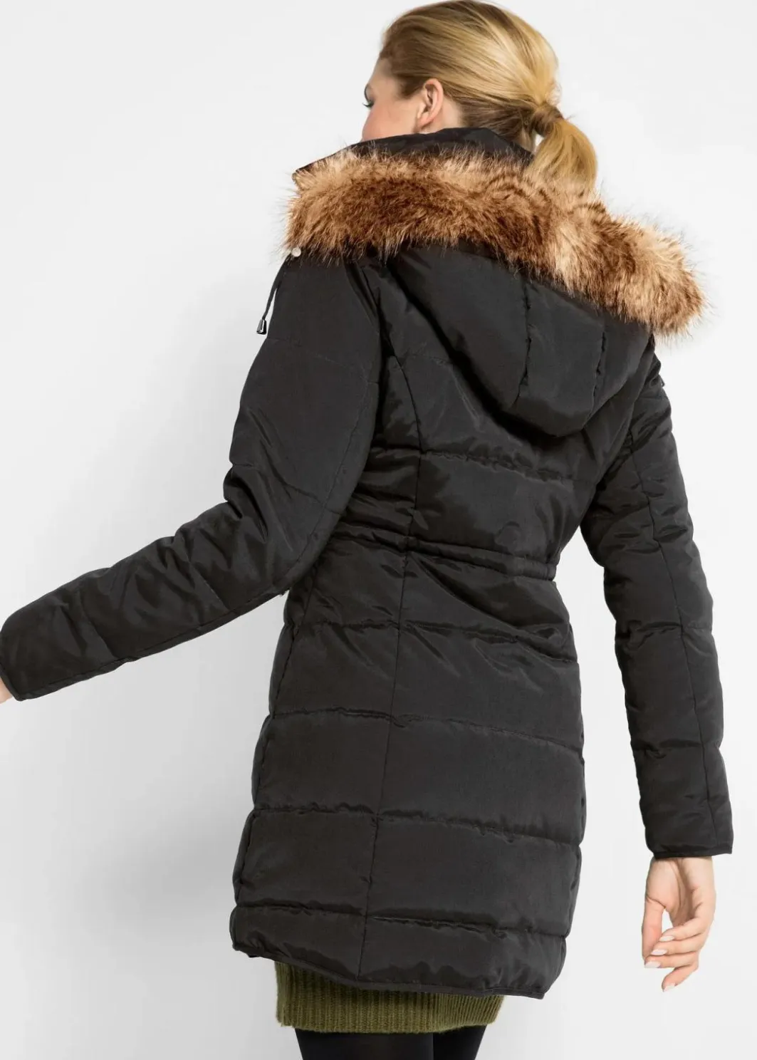 Damen bonprix Bekleidung·Hosen|Jacken & Mäntel|Steppjacke mit Kapuze, gefüttert