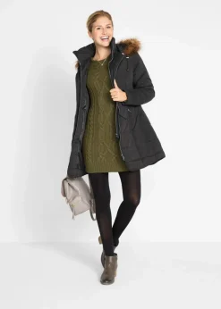 Damen bonprix Bekleidung·Hosen|Jacken & Mäntel|Steppjacke mit Kapuze, gefüttert