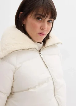 Hot Steppjacke mit Teddykragen Damen Jacken & Mäntel|Bekleidung·Hosen