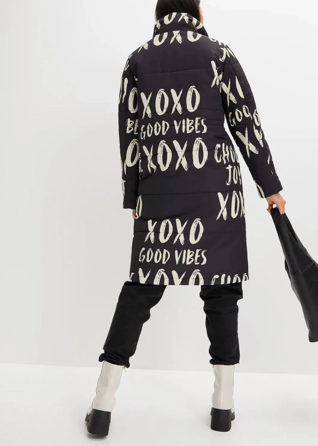 Damen bonprix Bekleidung·Hosen|Jacken & Mäntel|Steppmantel bedruckt