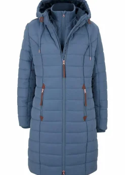 New Steppmantel, 2-in-1 Optik Damen Jacken & Mäntel|Bekleidung·Hosen