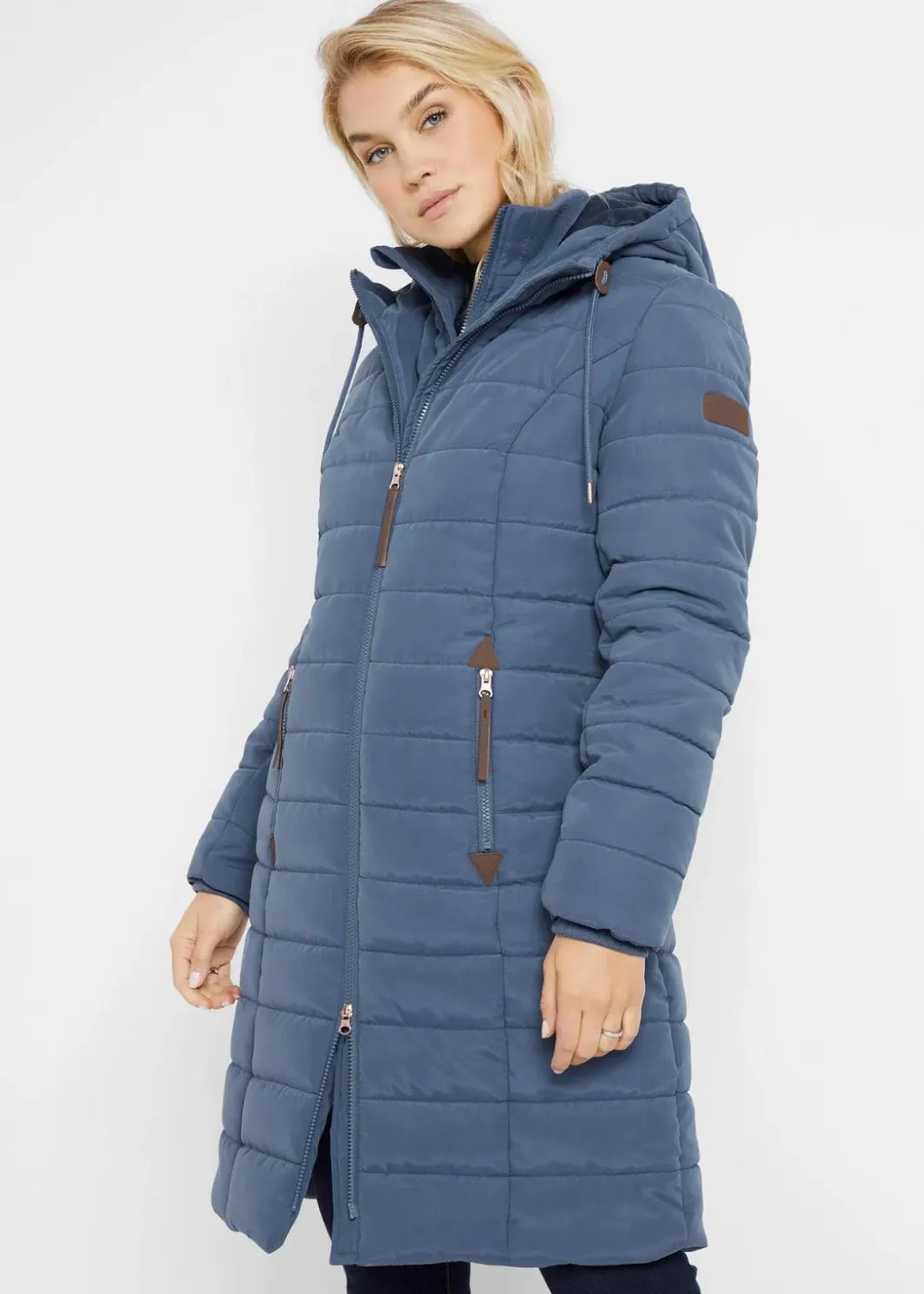 New Steppmantel, 2-in-1 Optik Damen Jacken & Mäntel|Bekleidung·Hosen