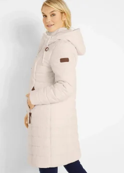 Damen bonprix Jacken & Mäntel|Bekleidung·Hosen|Steppmantel, 2-in-1 Optik