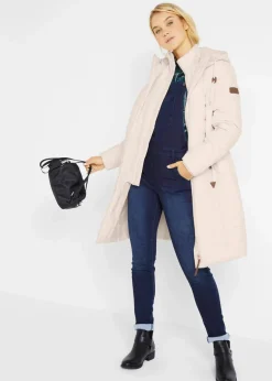 Damen bonprix Jacken & Mäntel|Bekleidung·Hosen|Steppmantel, 2-in-1 Optik