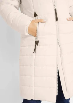 Damen bonprix Jacken & Mäntel|Bekleidung·Hosen|Steppmantel, 2-in-1 Optik