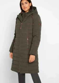 Damen bonprix Jacken & Mäntel|Bekleidung·Hosen|Steppmantel, 2-in-1 Optik