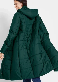 Damen bonprix Bekleidung·Hosen|Jacken & Mäntel|Steppmantel mit abnehmbarer Kapuze