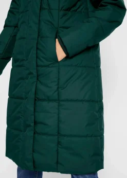 Damen bonprix Bekleidung·Hosen|Jacken & Mäntel|Steppmantel mit abnehmbarer Kapuze