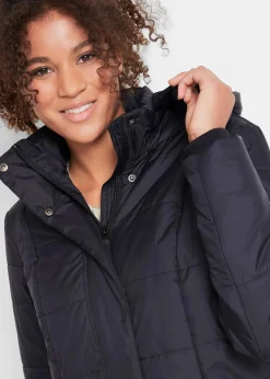 Damen bonprix Jacken & Mäntel|Bekleidung·Hosen|Steppmantel mit abnehmbarer Kapuze