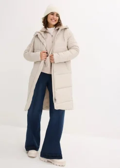 Discount Steppmantel mit Teddyfutter in der Kapuze Damen Jacken & Mäntel|Nachhaltigere Materialien