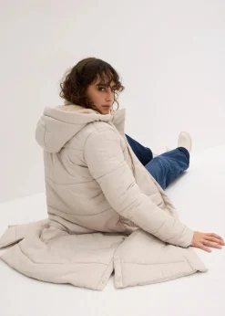 Discount Steppmantel mit Teddyfutter in der Kapuze Damen Jacken & Mäntel|Nachhaltigere Materialien