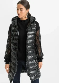 Discount Steppweste in Glanzoptik Damen Bekleidung·Hosen|Jacken & Mäntel
