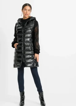 Discount Steppweste in Glanzoptik Damen Bekleidung·Hosen|Jacken & Mäntel