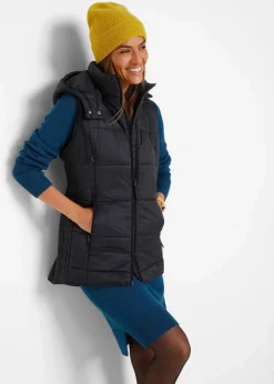 Best Steppweste mit abnehmbarer Kapuze Damen Jacken & Mäntel|Bekleidung·Hosen