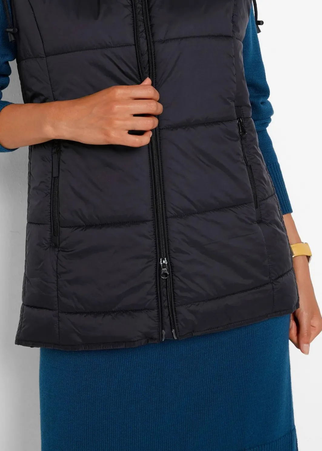 Best Steppweste mit abnehmbarer Kapuze Damen Jacken & Mäntel|Bekleidung·Hosen