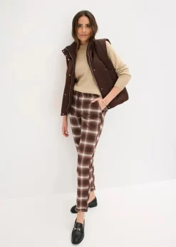 Damen bonprix Bekleidung·Hosen|Jacken & Mäntel|Steppweste mit leichtem Glanz