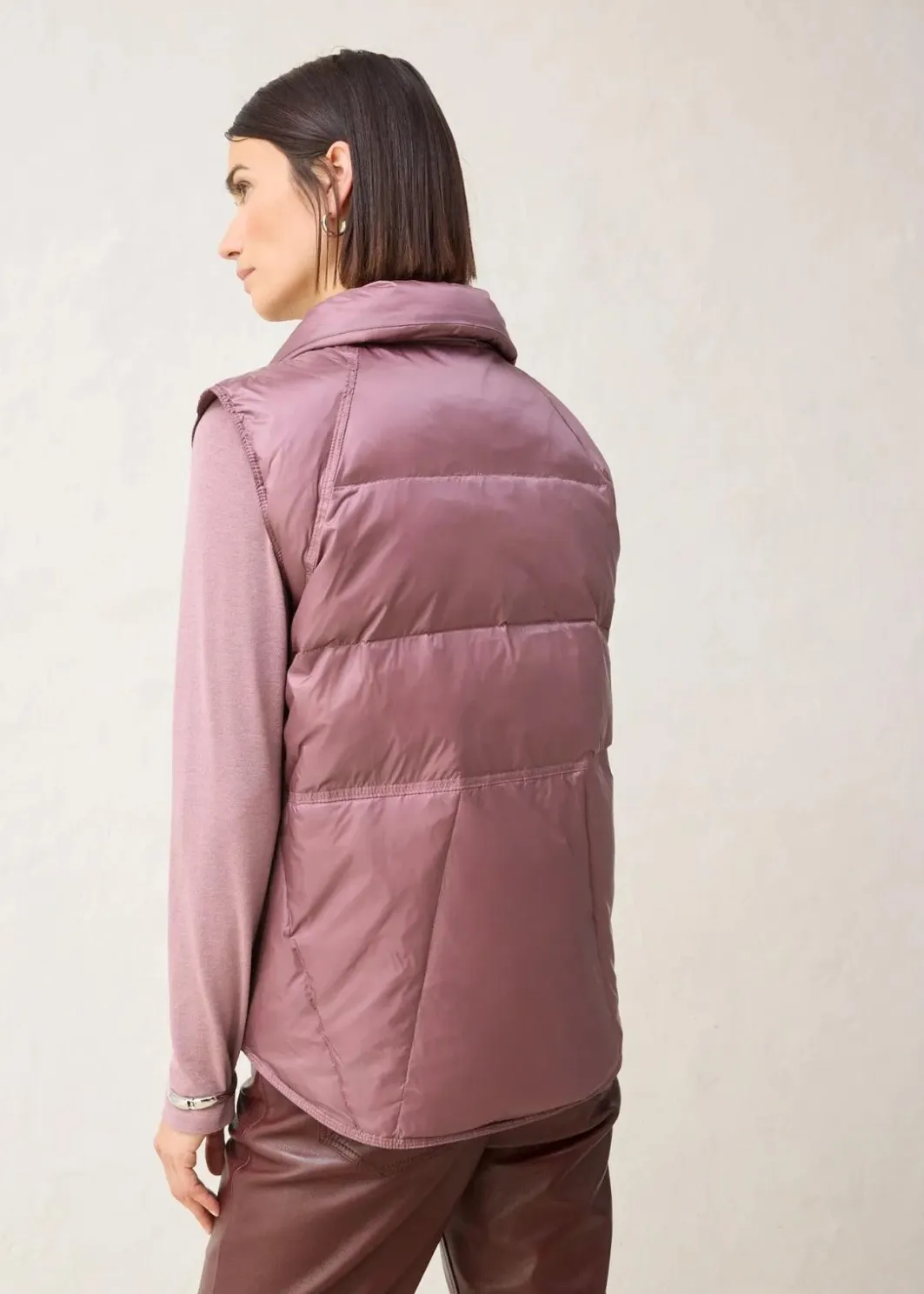 Damen bonprix Bekleidung·Hosen|Jacken & Mäntel|Steppweste mit recycelter Daunen