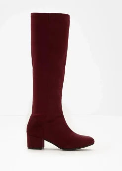 Damen bonprix Schuhe & Accessoires In Spezialgrößen·Weite Schuhe|Schuhe & Accessoires In Spezialgrößen·Elastischer Schaft|Stiefel