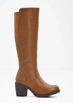 Damen bonprix Schuhe & Accessoires In Spezialgrößen·Elastischer Schaft|Stiefel|Stiefel