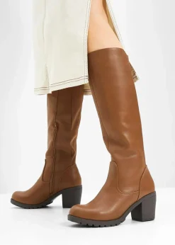 Damen bonprix Schuhe & Accessoires In Spezialgrößen·Elastischer Schaft|Stiefel|Stiefel