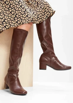 Damen bonprix Schuhe & Accessoires In Spezialgrößen·Schuhe In Übergröße|Schuhe & Accessoires In Spezialgrößen·Elastischer Schaft|Stiefel