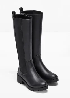 Damen bonprix Stiefel|Schuhe & Accessoires In Spezialgrößen·Elastischer Schaft|Stiefel