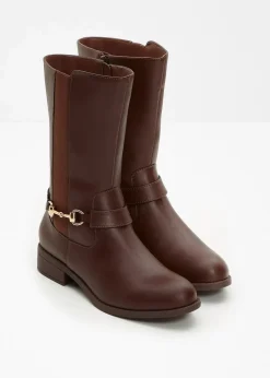Damen bonprix Stiefel|Schuhe & Accessoires In Spezialgrößen·Elastischer Schaft|Stiefel
