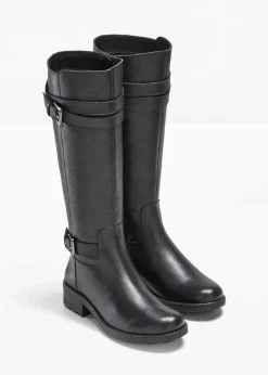 Damen bonprix Stiefel|Schuhe & Accessoires In Spezialgrößen·Schuhe In Übergröße|Stiefel aus Leder
